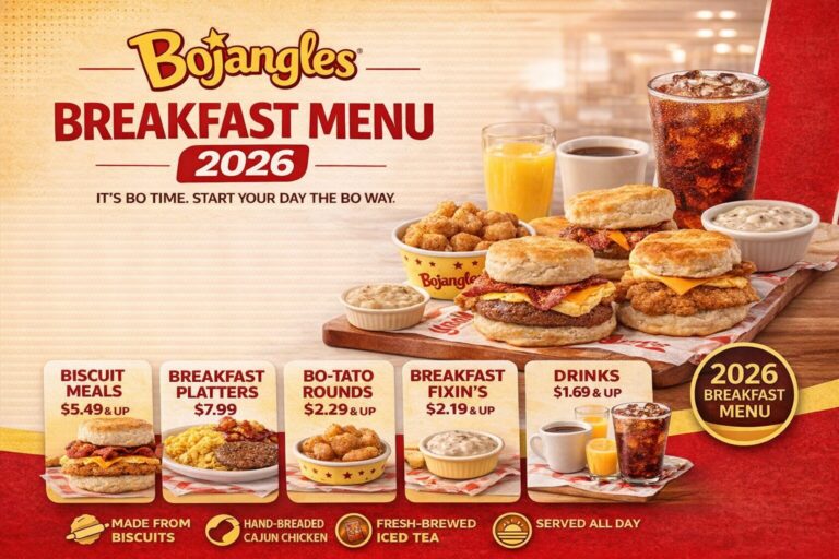Bojangles Breakfast Menu With Prices 2026