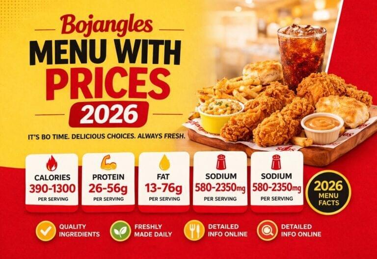 Bojangles Menu With Prices (2026)